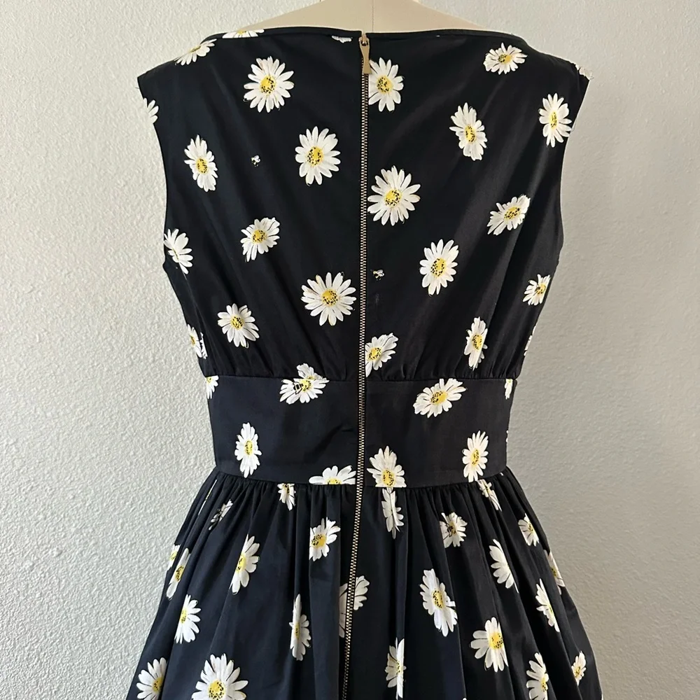 Kate Spade Black Daisy/Bee Print Dress - Picture 5 of 5
